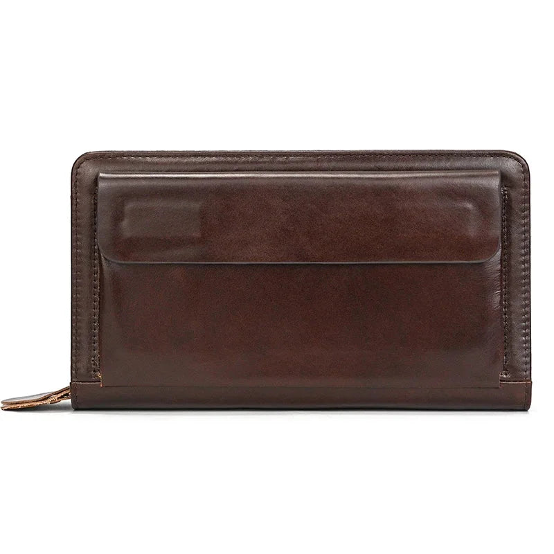 Pochette cuir homme