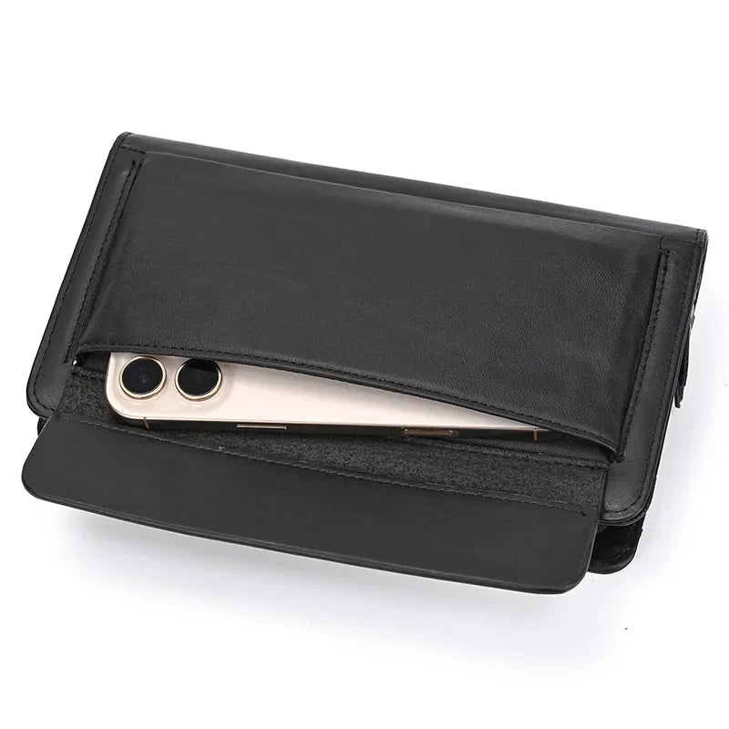 Pochette cuir homme