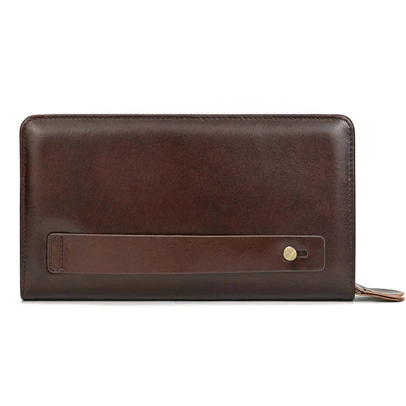 Pochette cuir homme
