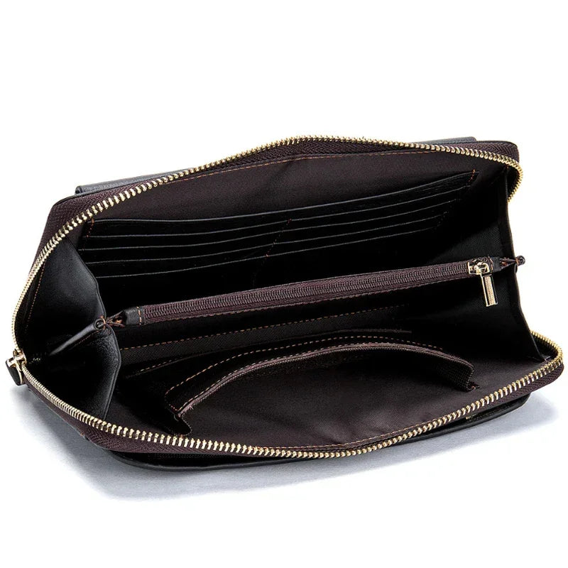Pochette cuir homme