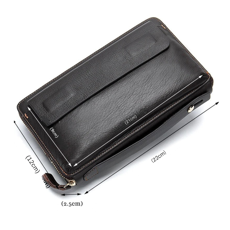 Pochette cuir homme