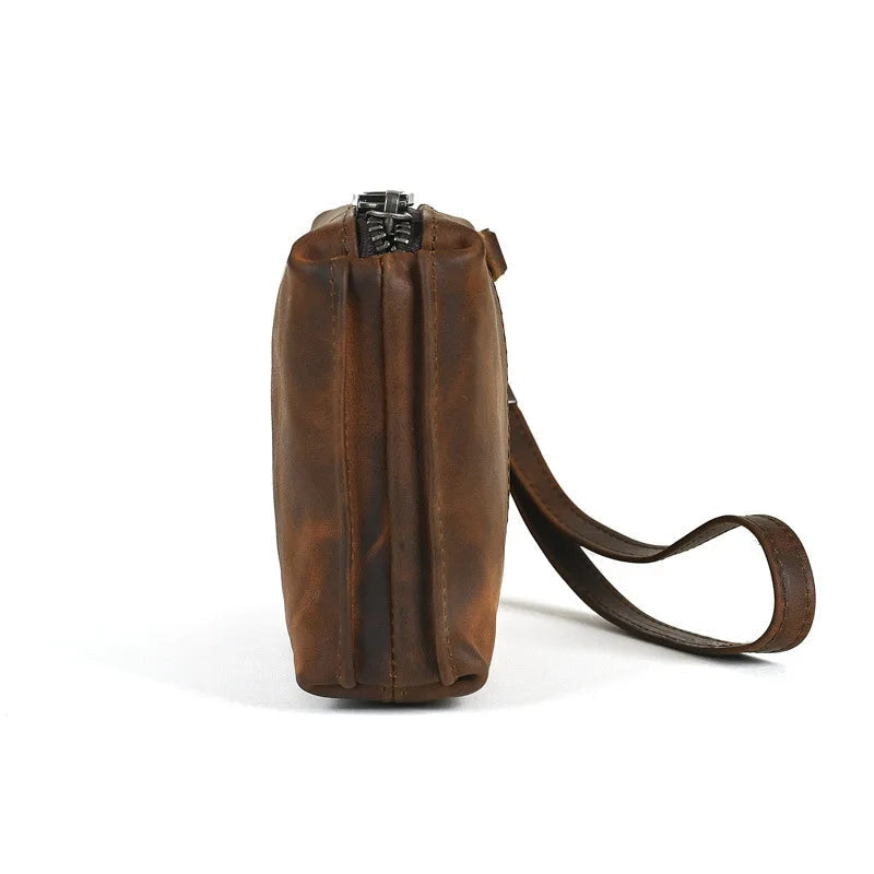 Pochette en cuir homme