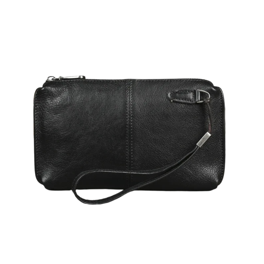 Pochette en cuir homme