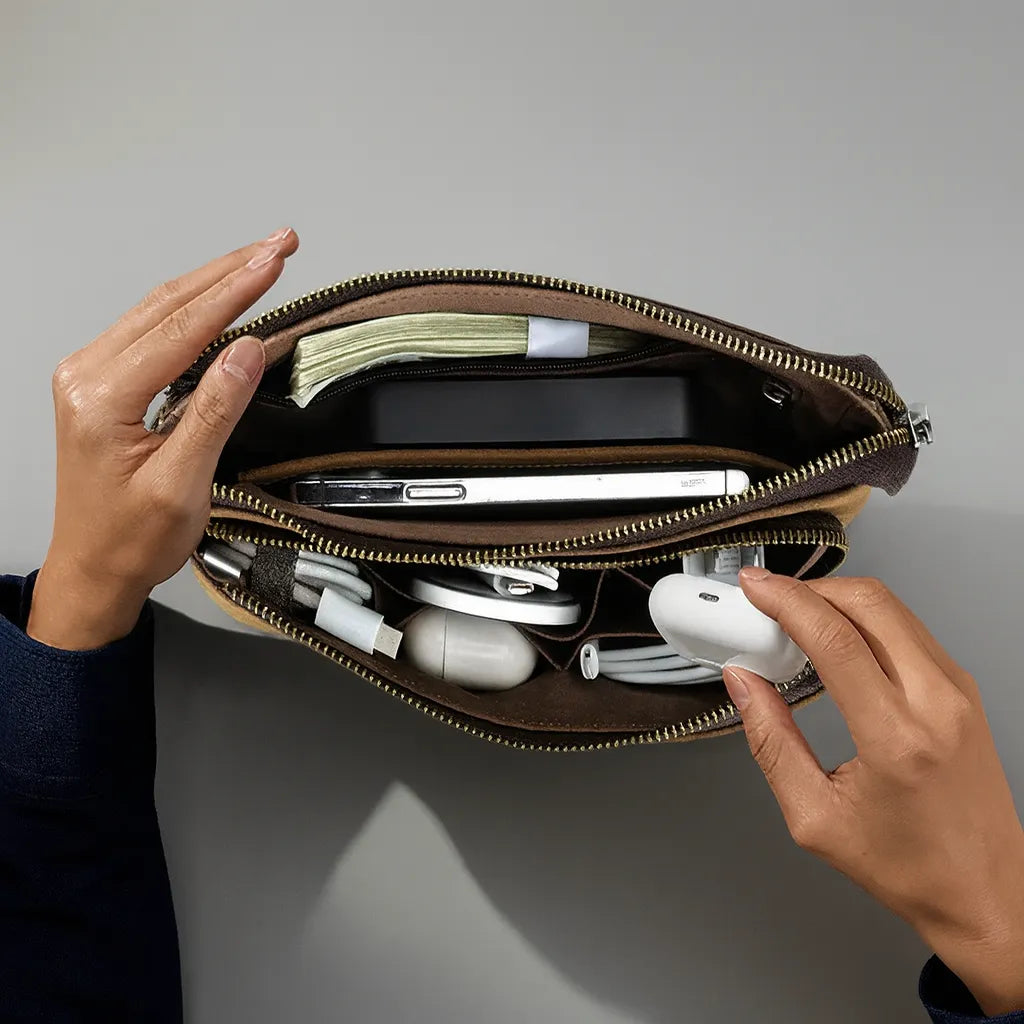 Pochette cuir pour homme