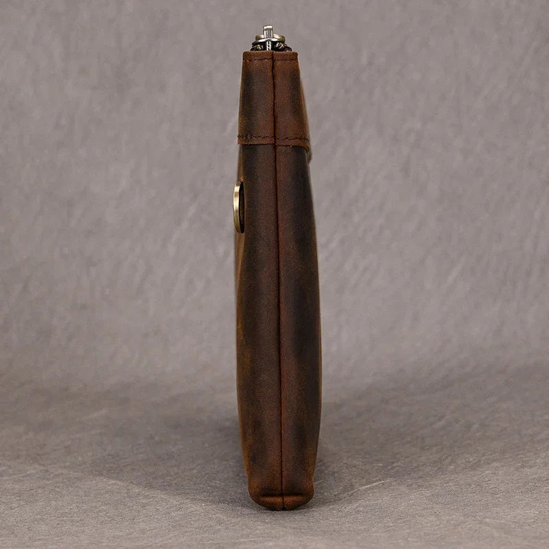 Pochette en cuir pour homme