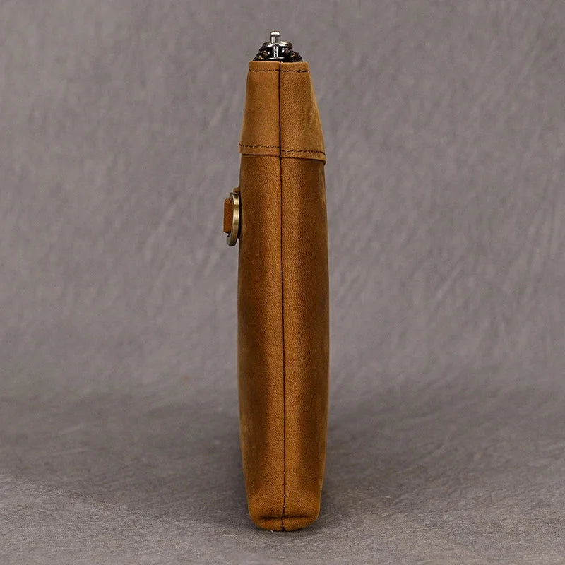 Pochette en cuir pour homme