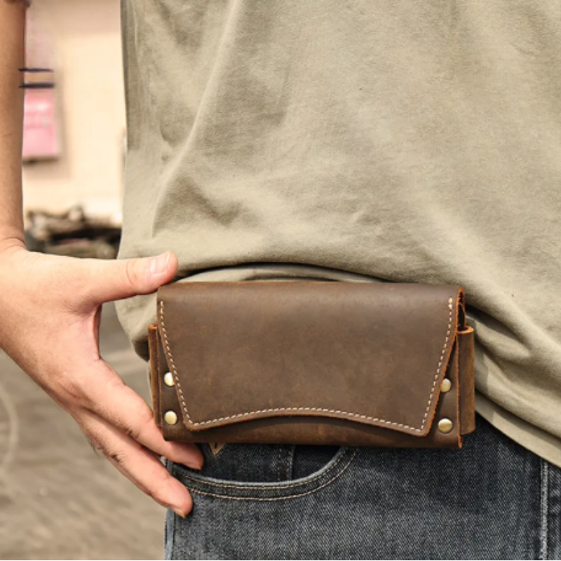 Pochette homme ceinture