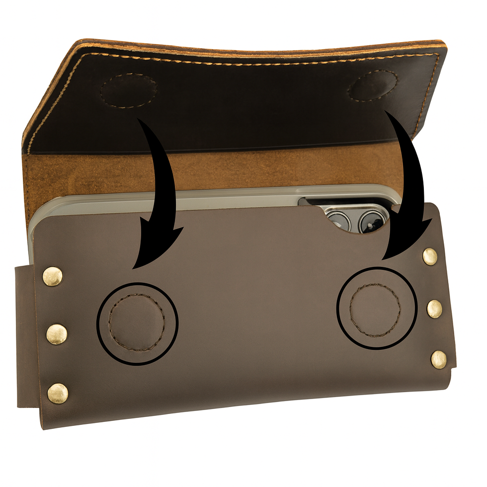 Pochette homme ceinture