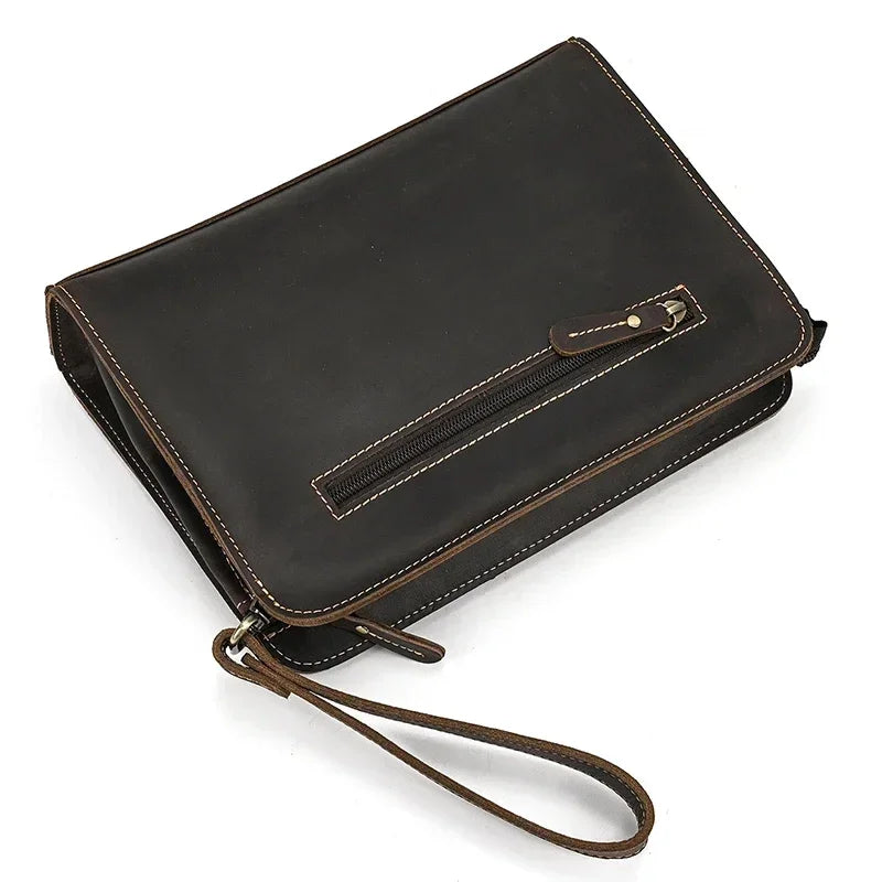 Pochette homme cuir