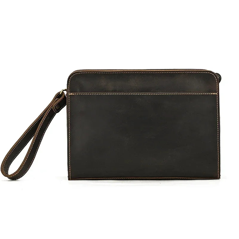 Pochette homme cuir