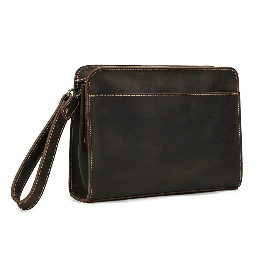 Pochette homme cuir