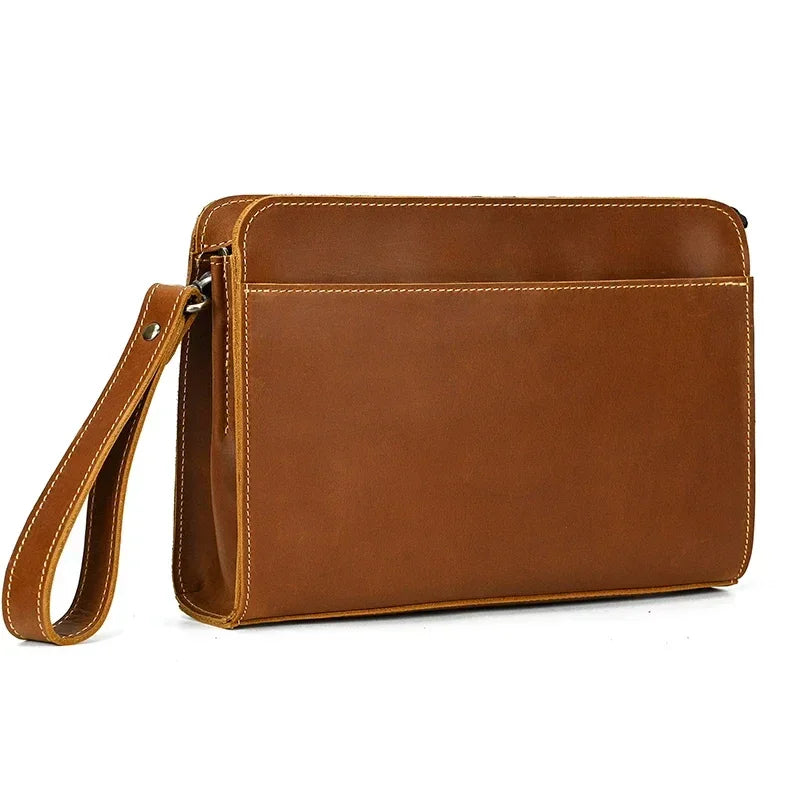 Pochette homme cuir