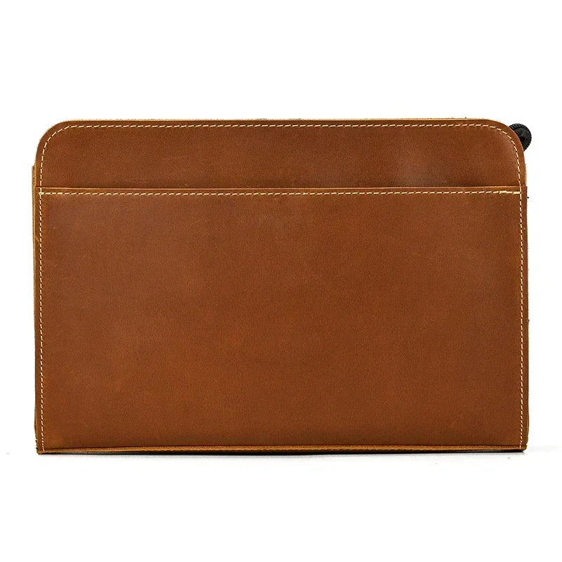 Pochette homme cuir