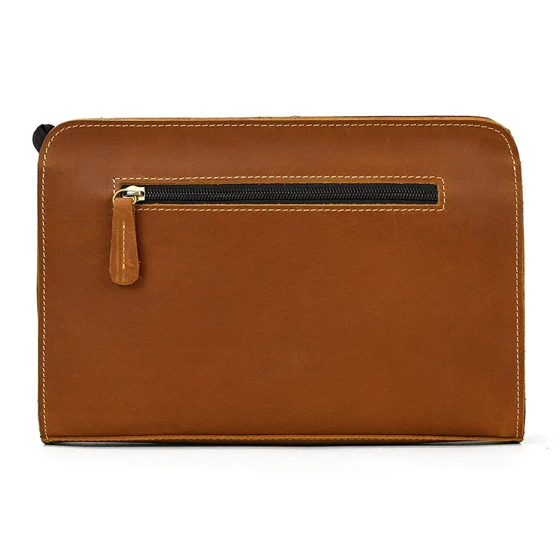 Pochette homme cuir