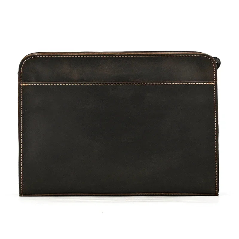 Pochette homme cuir