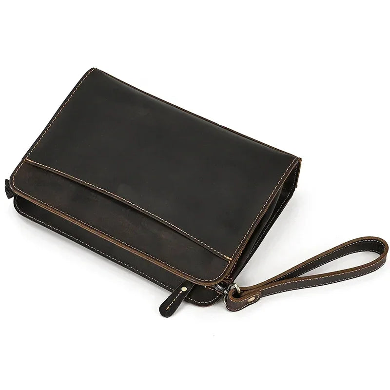 Pochette homme cuir
