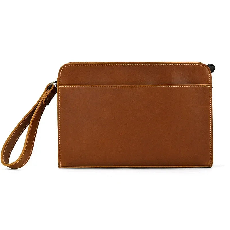 Pochette homme cuir