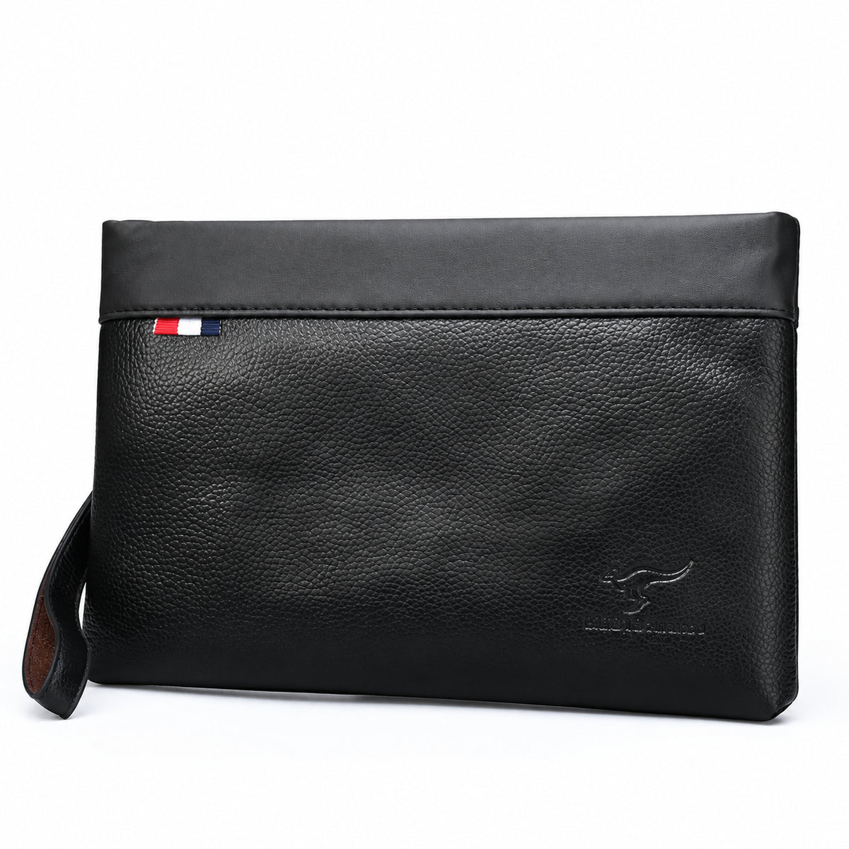 Pochette homme luxe noir