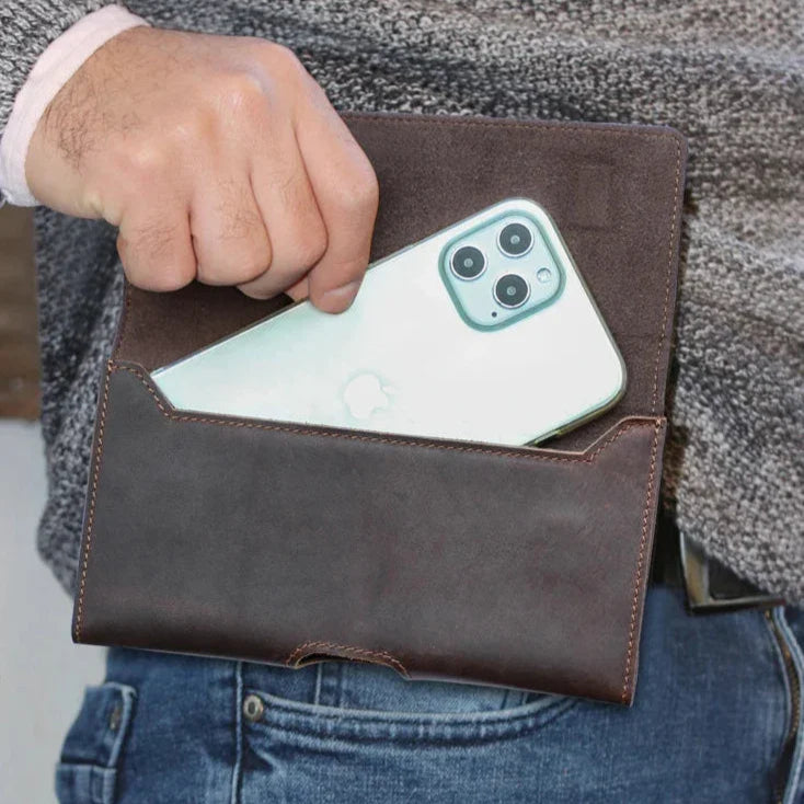 Pochette homme pour ceinture