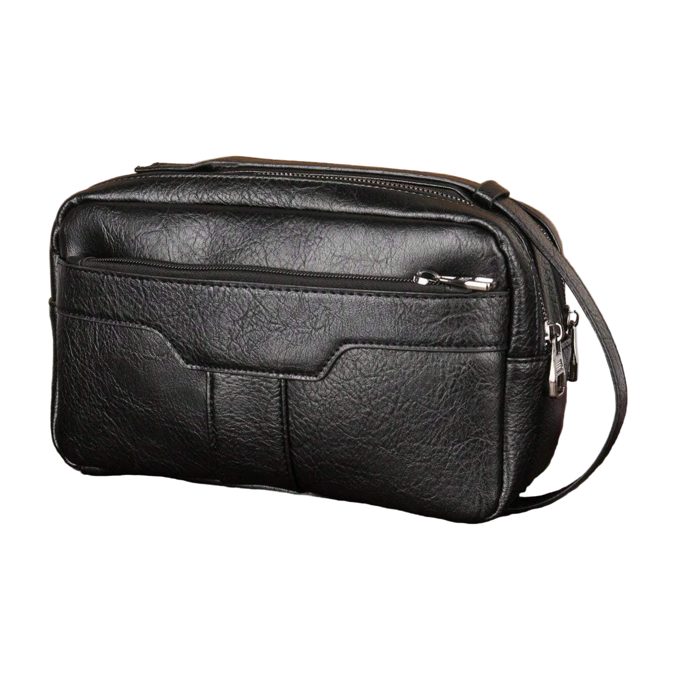 Pochette noir homme