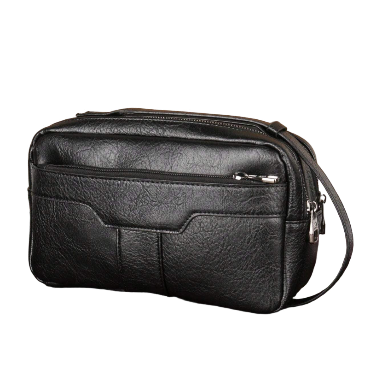 Pochette noir homme