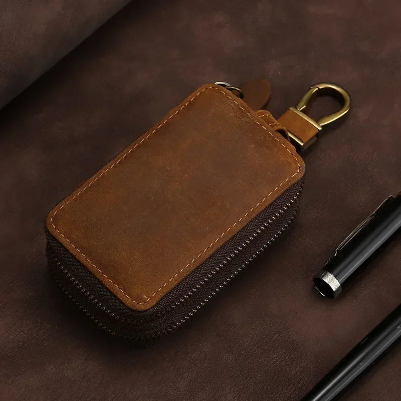Pochette portefeuille homme en cuir