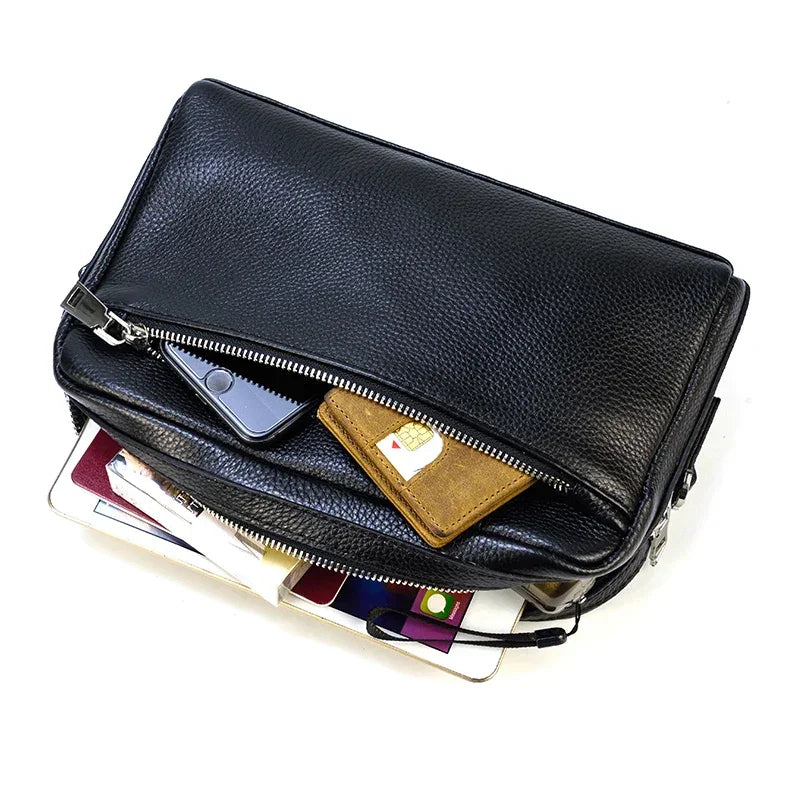 Pochette pour homme cuir
