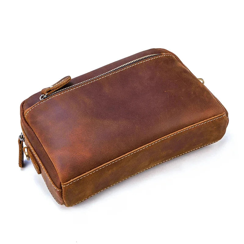 Pochette pour homme cuir