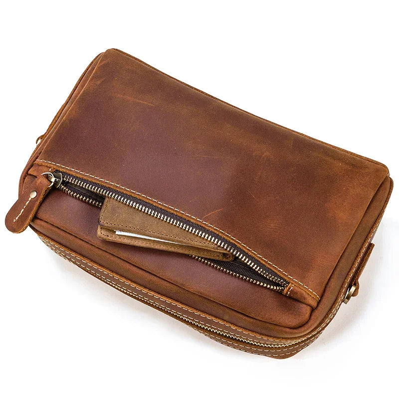 Pochette pour homme cuir