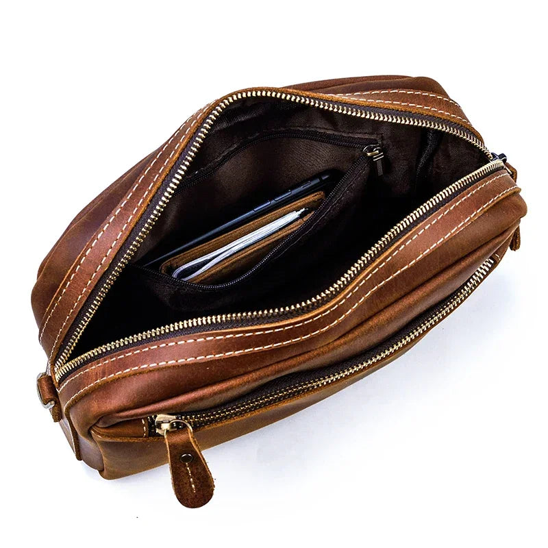 Pochette pour homme cuir