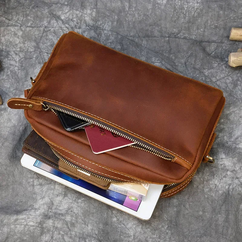Pochette pour homme cuir