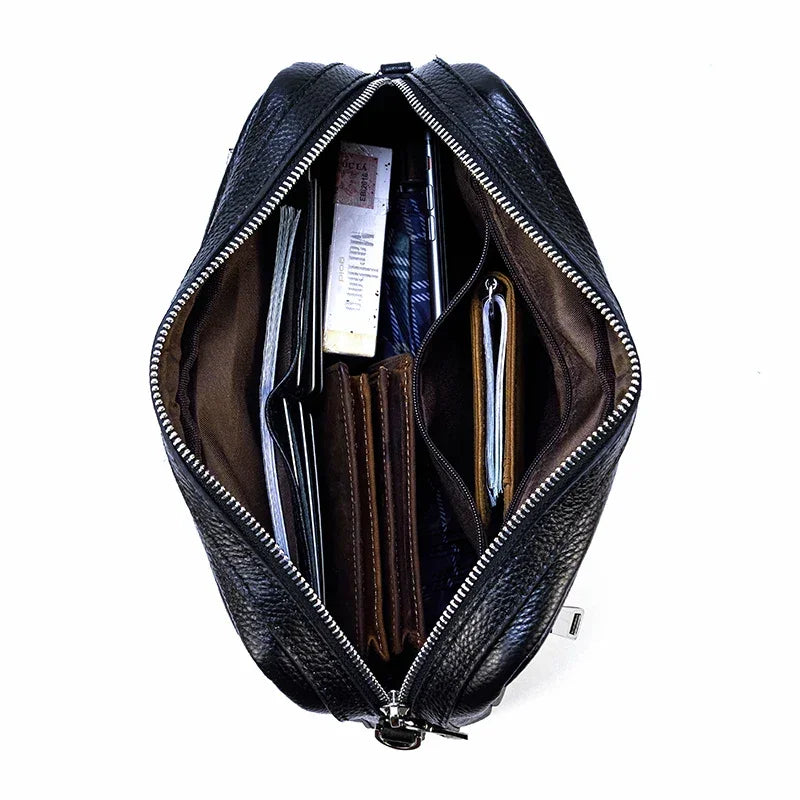 Pochette pour homme cuir