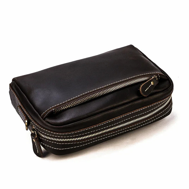 Pochette pour homme cuir