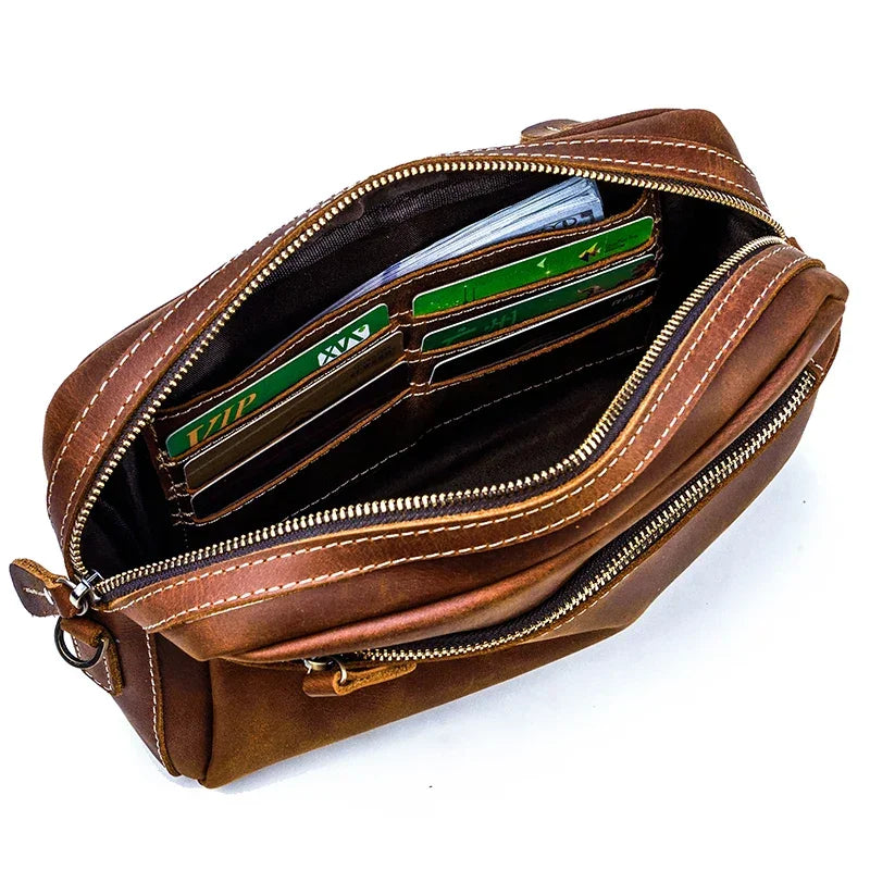Pochette pour homme cuir