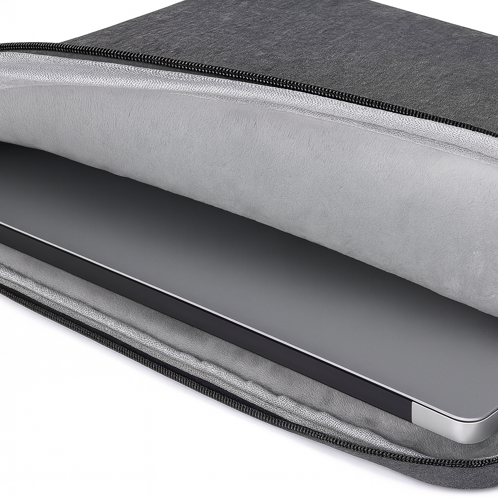 pochette pour ordinateur gris fonce