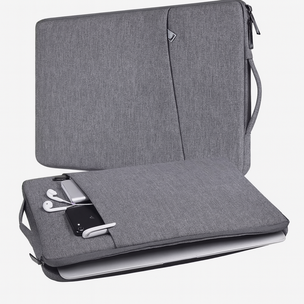 pochette pour ordinateur gris fonce