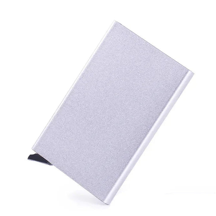 Porte carte aluminium homme