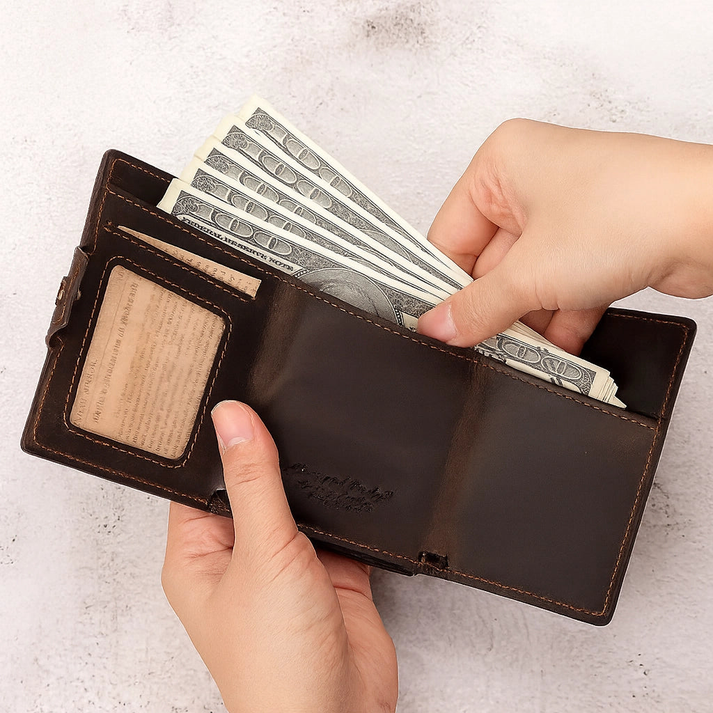 Porte carte homme cuir