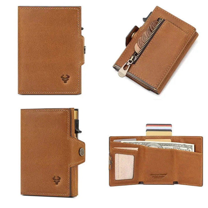 Porte carte homme cuir