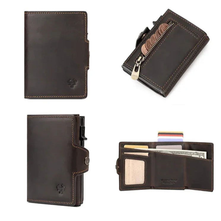 Porte carte homme cuir