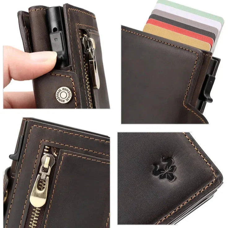 Porte carte homme cuir