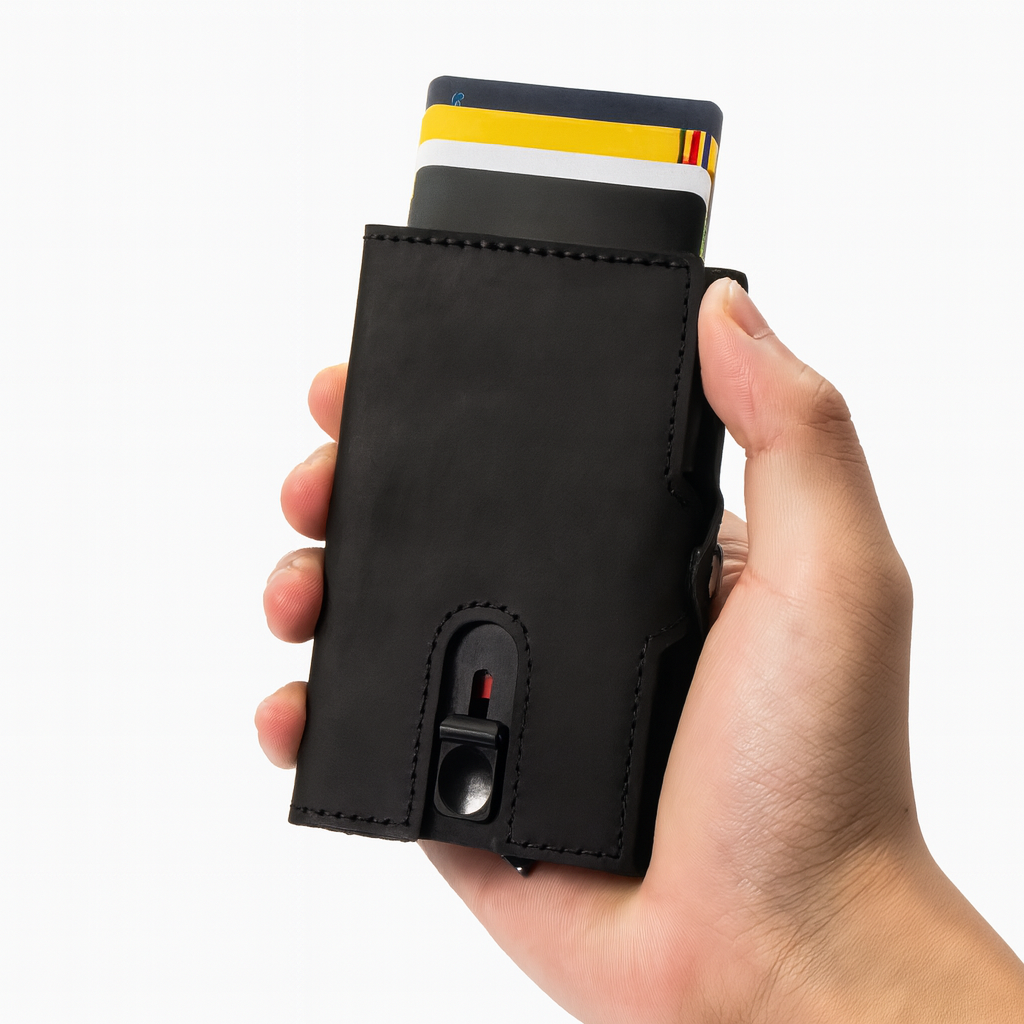 Porte carte rfid homme noir