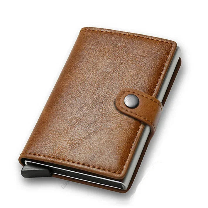 Porte-cartes bleu homme