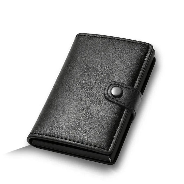 Porte-cartes bleu homme noir