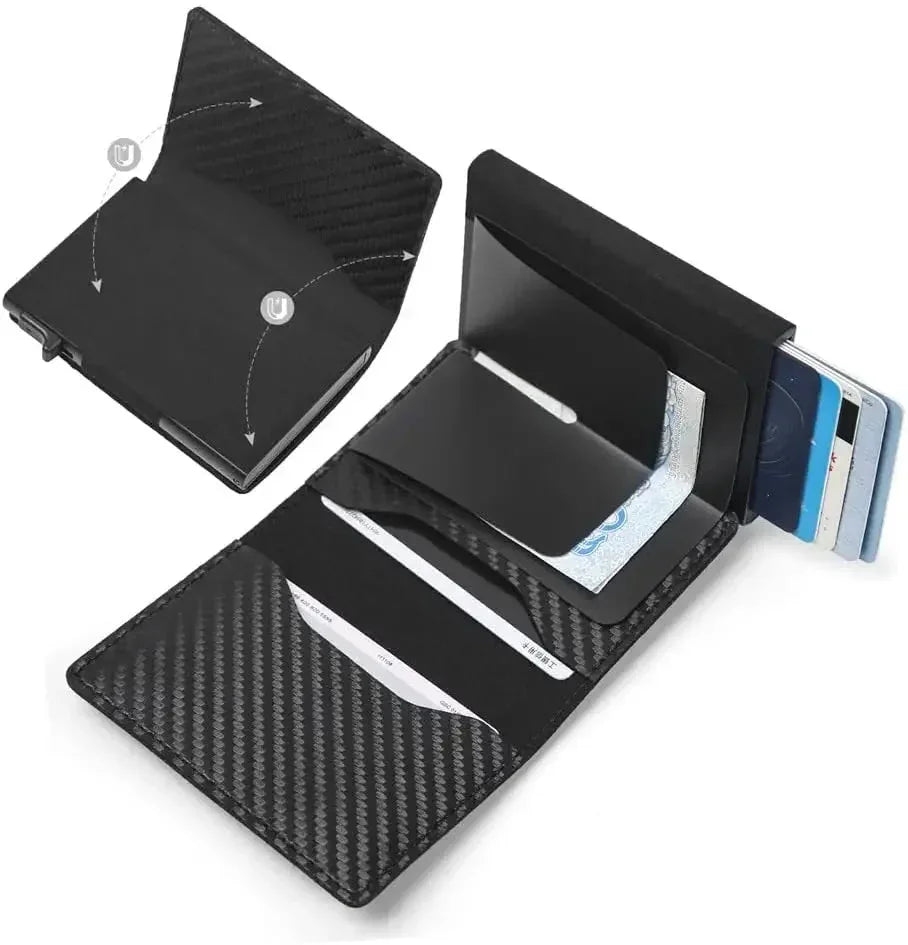 Porte-cartes homme support airtag