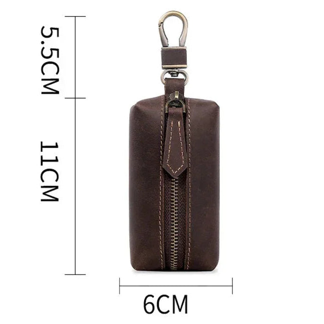 Porte-clé de voiture en cuir