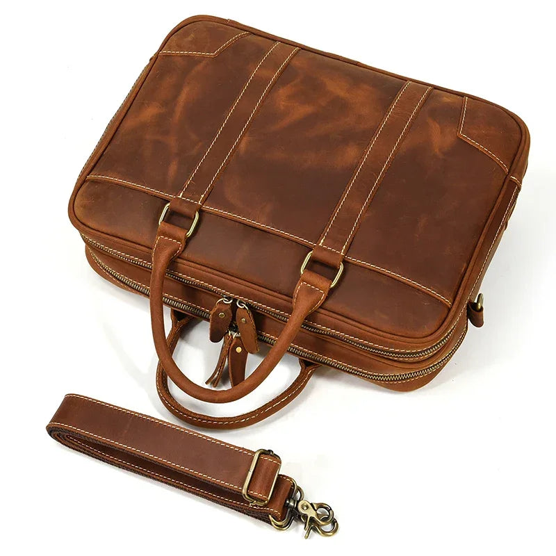 Porte-document en cuir homme