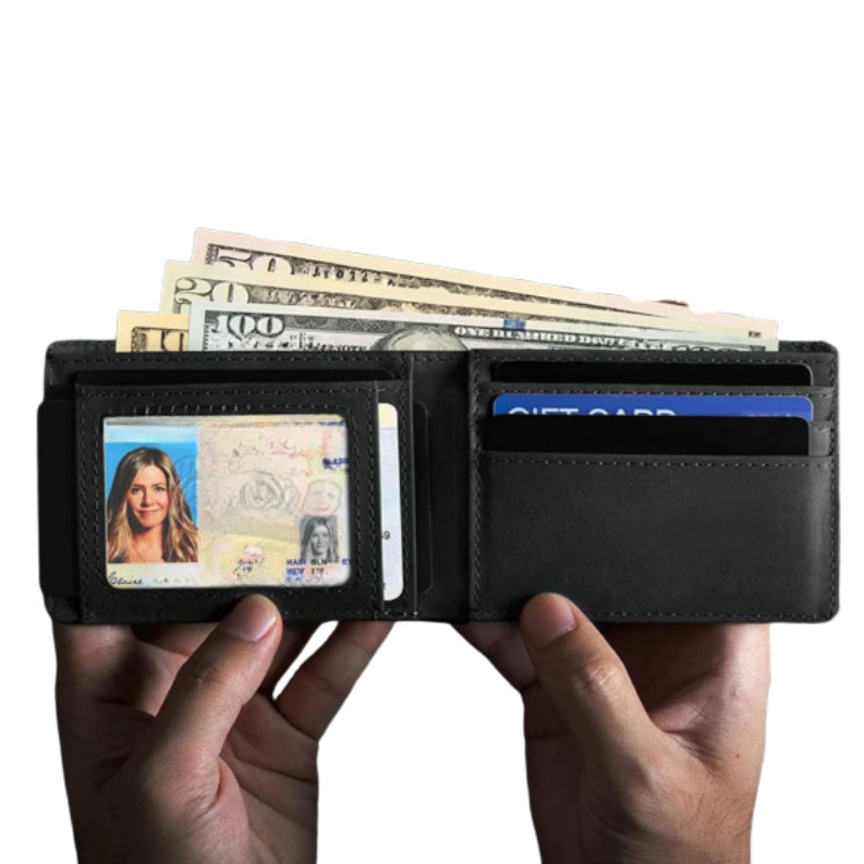 Portefeuille homme avec airtag