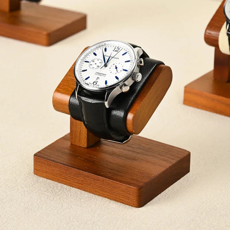 Présentoir pour montre homme en bois