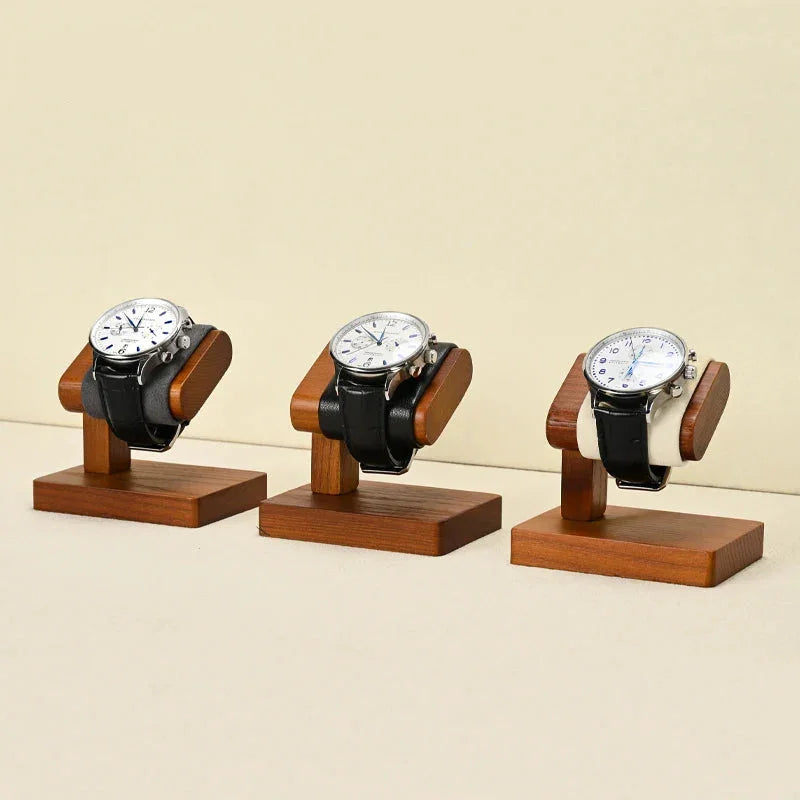 Présentoir pour montre homme en bois